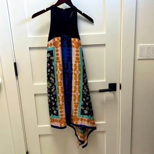 Rachel Roy asymmetric dress with beautiful color